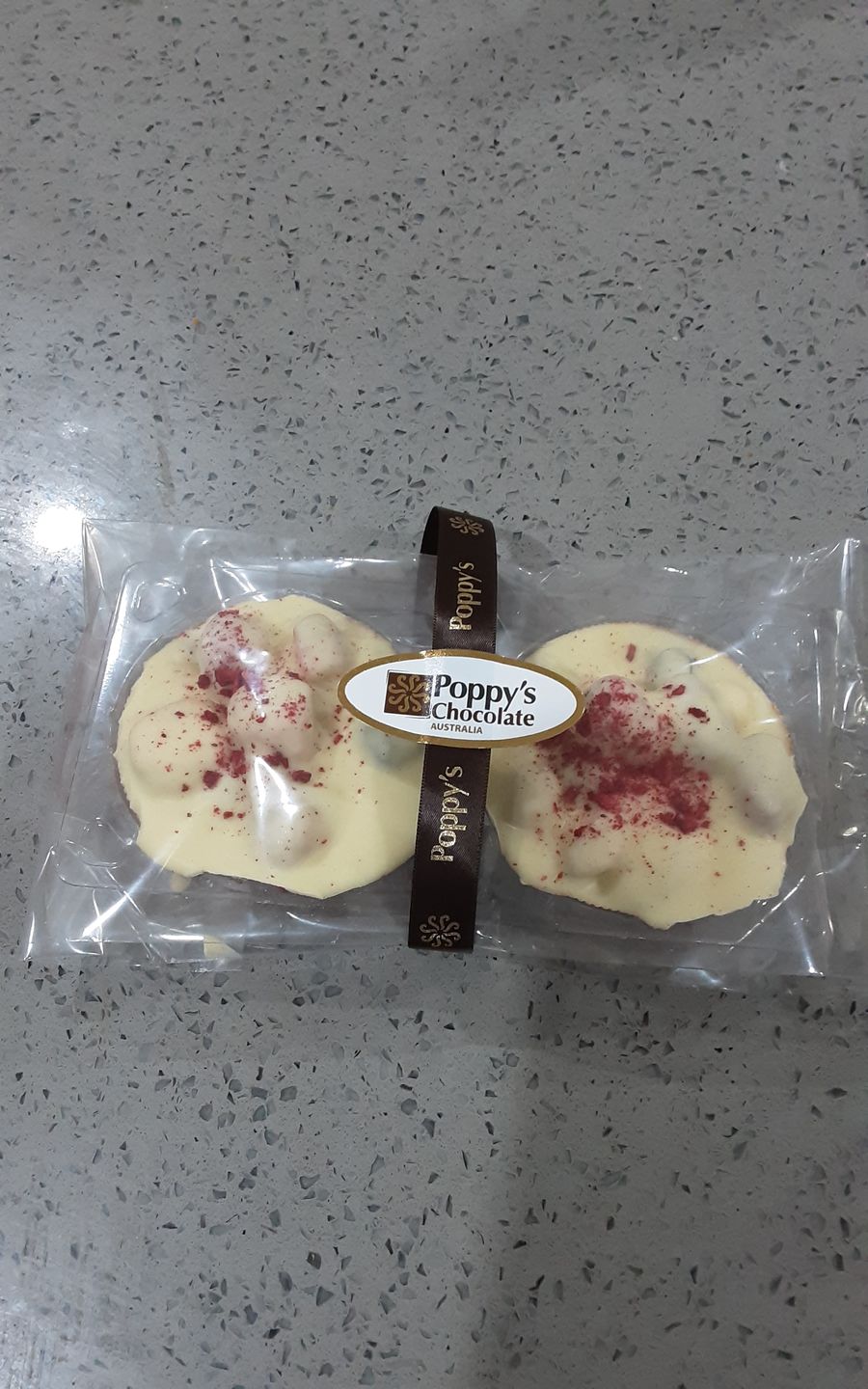 Customer photo review of Caramel Chocolate Pavlova Pie Twin Pack