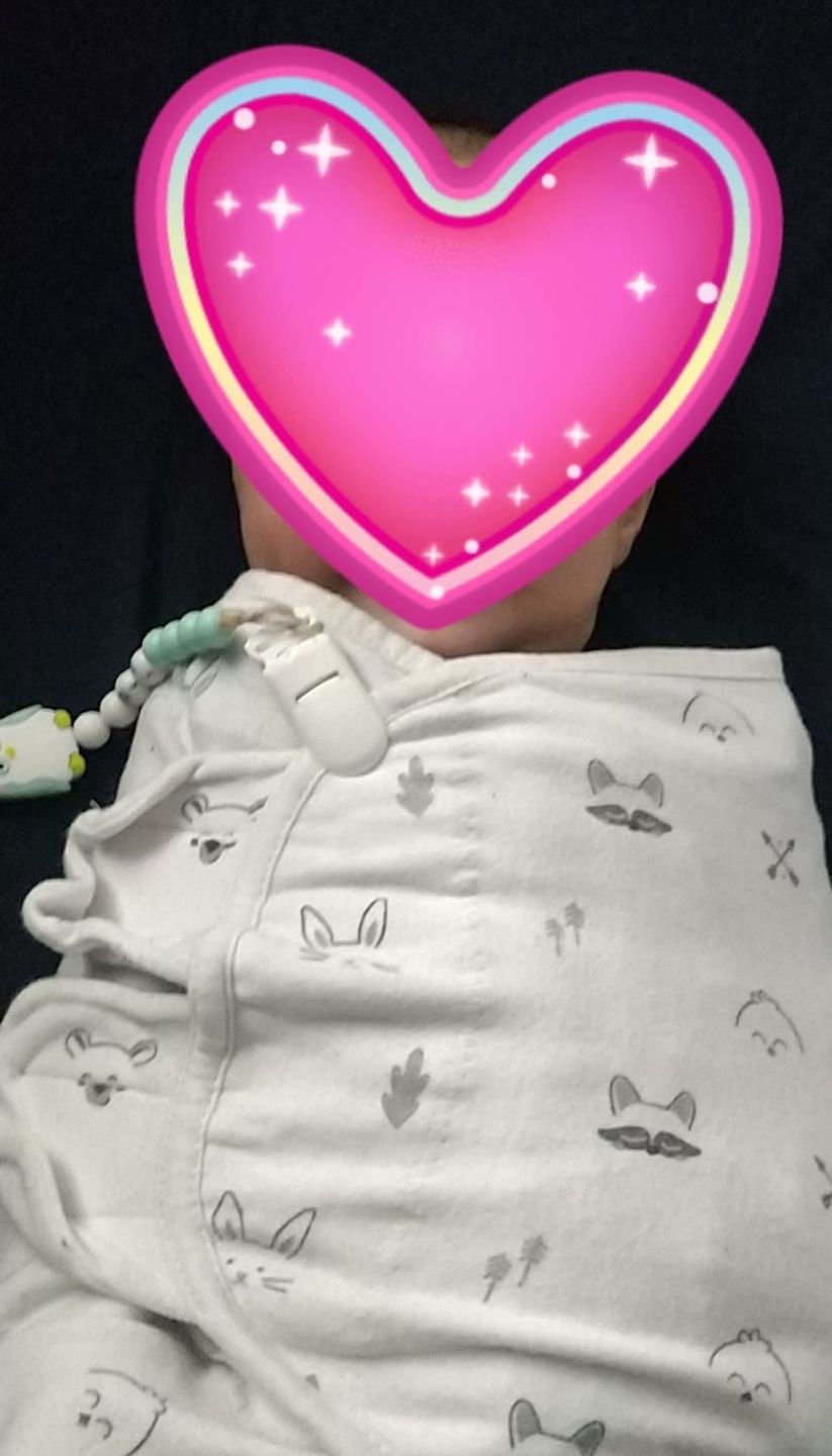 Customer photo review of 3-Pack Soothe Swaddle Wraps