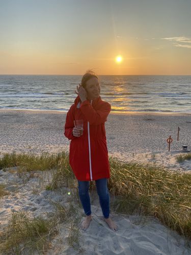 Customer photo review of Amelot Couleur - Imperméable long