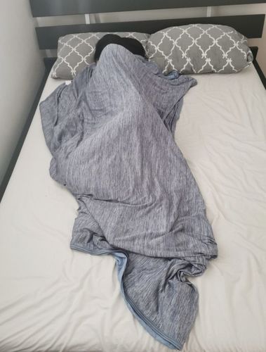 Customer photo review of VUSHOO - COUVERTURE RAFRAÎCHISSANTE D'ÉTÉ 2 EN 1