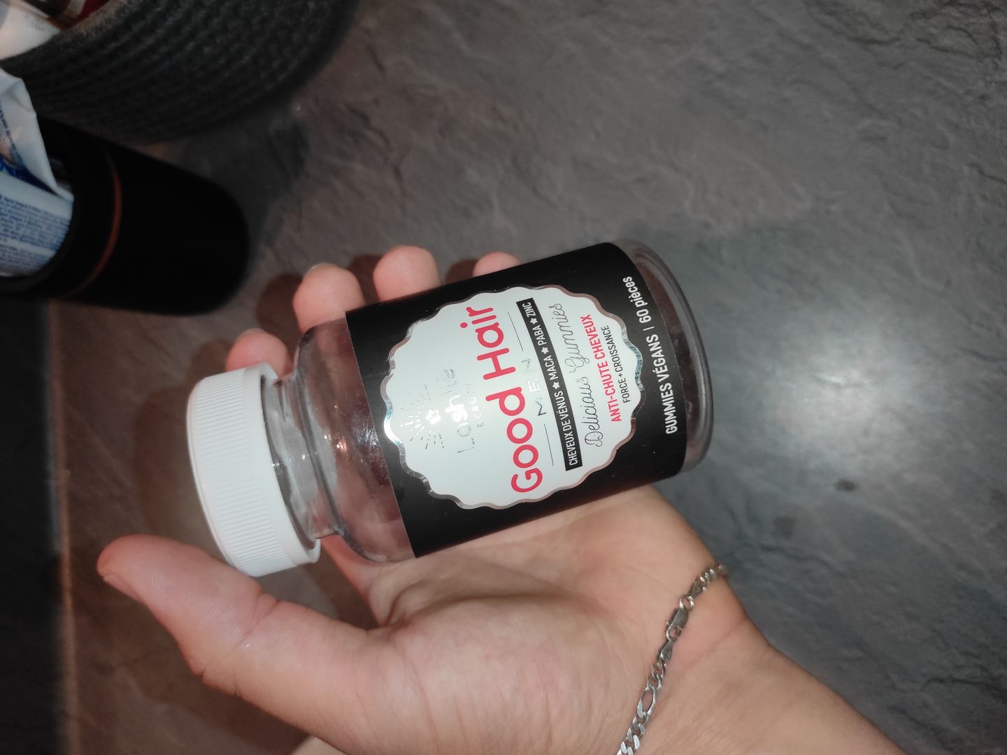 Customer photo review of Good Hair Men Anti-chute homme - 1 mois