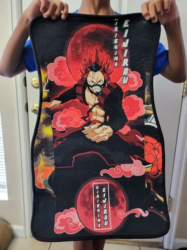 Customer photo review of Bakugo And Eijirou Car Floor Mats Custom My Hero Academia Anime Car Accessories