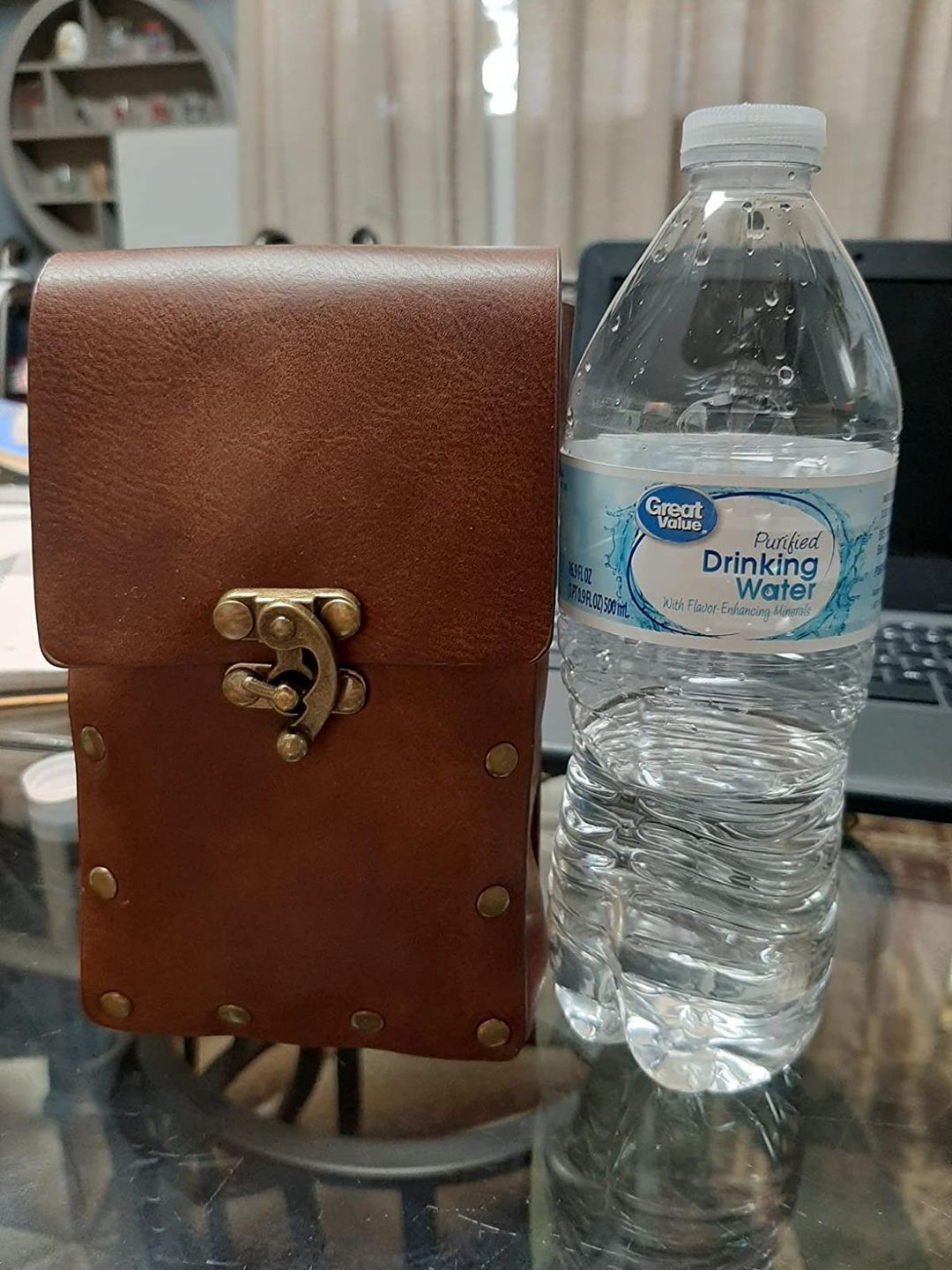 Customer photo review of Mini steampunk bag