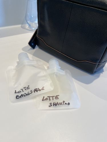 Customer photo review of Bærbar rejse væskedispenserende pakkepose