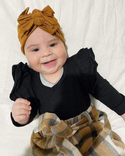 Customer photo review of Triple Knot Turban - Brown