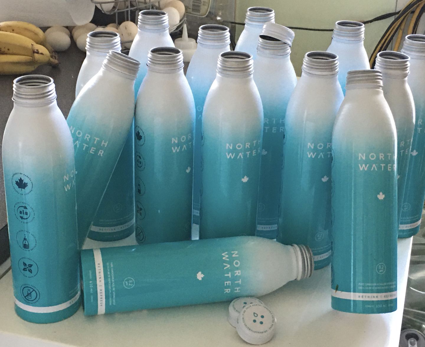 Customer photo review of North Water High Alkaline Spring Water 650 ml