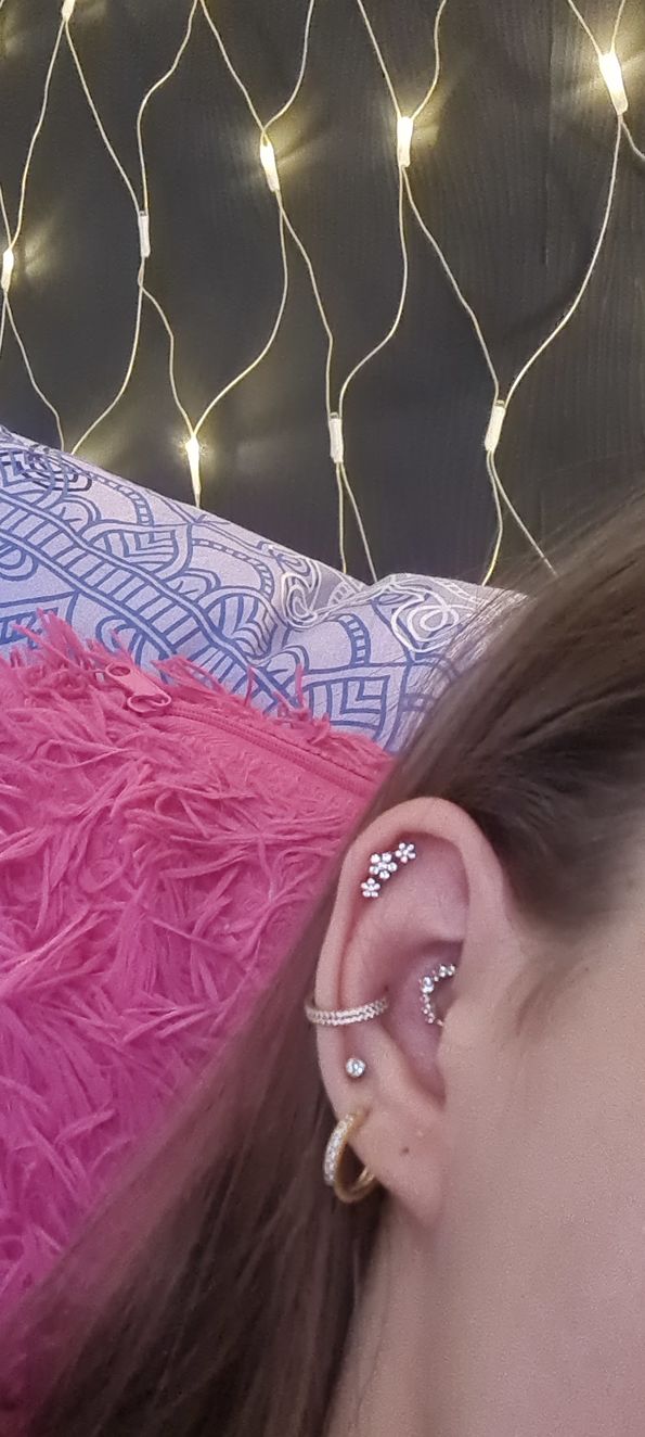 Customer photo review of Flowerish Piercing | Titan