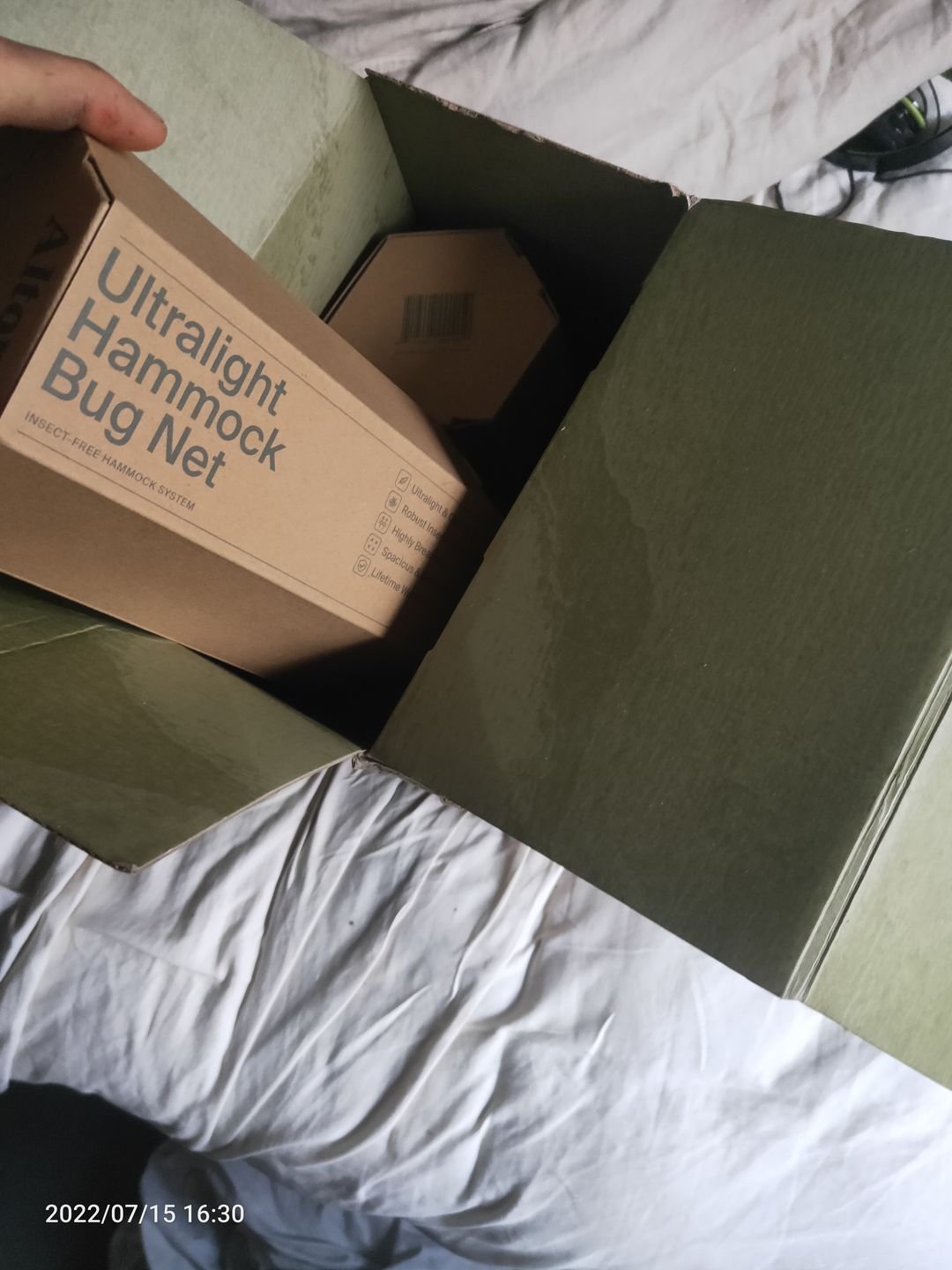 Customer photo review of Ultralight Hammock Set