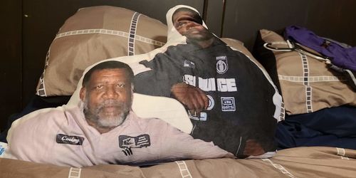 Customer photo review of Create A Custom Full Body Shaped Pillow