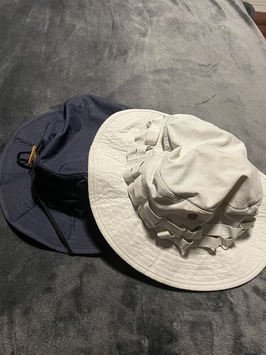 Customer photo review of Big Fisherman's Hat, Navy Blue