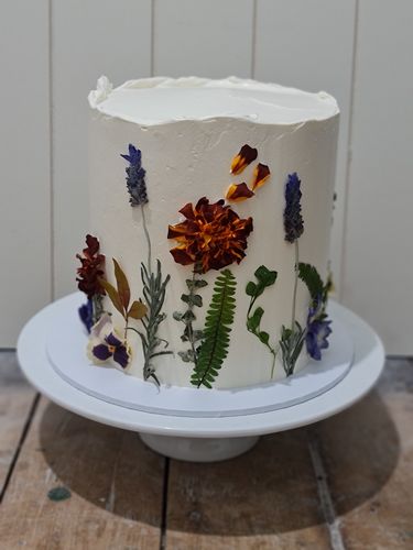 Customer photo review of PANSIES - Freeze Dried Edible Flowers