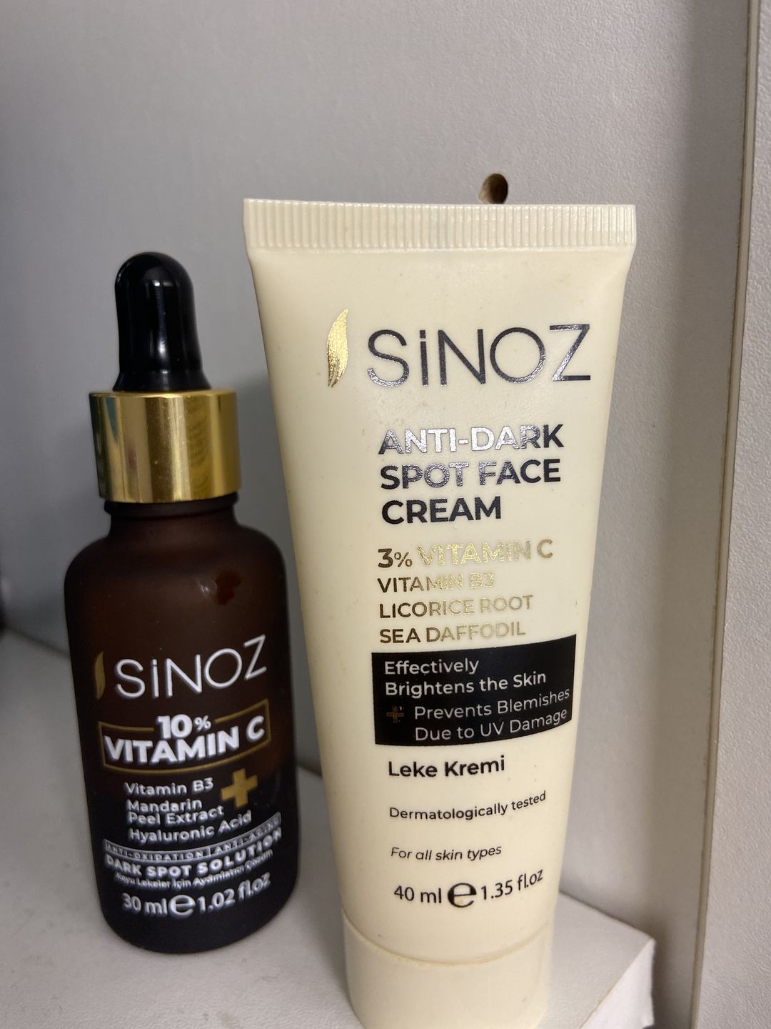 Customer photo review of Dark Spot Set