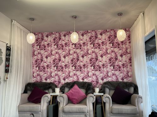 Customer photo review of Peony Wallpaper - 4 Colours