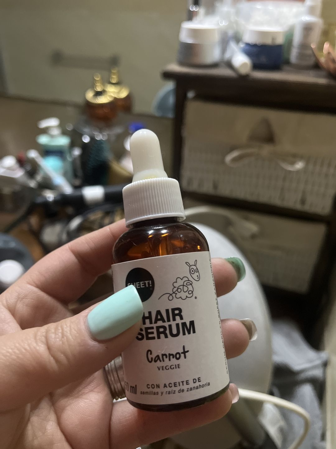 Customer photo review of SERUM ZANAHORIA PELO Y PESTAÑAS