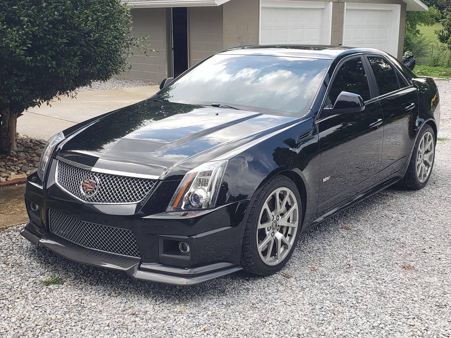 Customer photo review of 2009-15 Cadillac CTS-V Front Splitter Lip