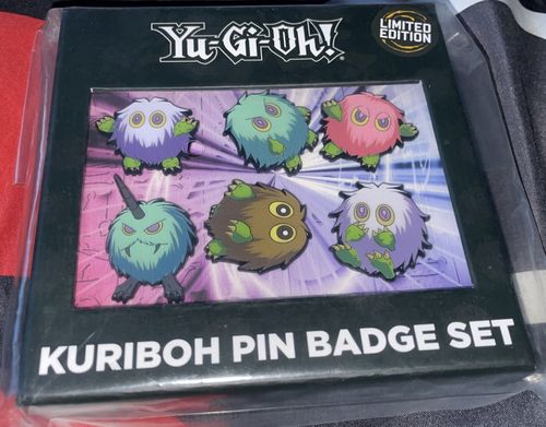 Customer photo review of Yu-Gi-Oh Set of 6 Limited Edition Kuriboh Pin Badges - Ships Late July / Pre-orders End March 31