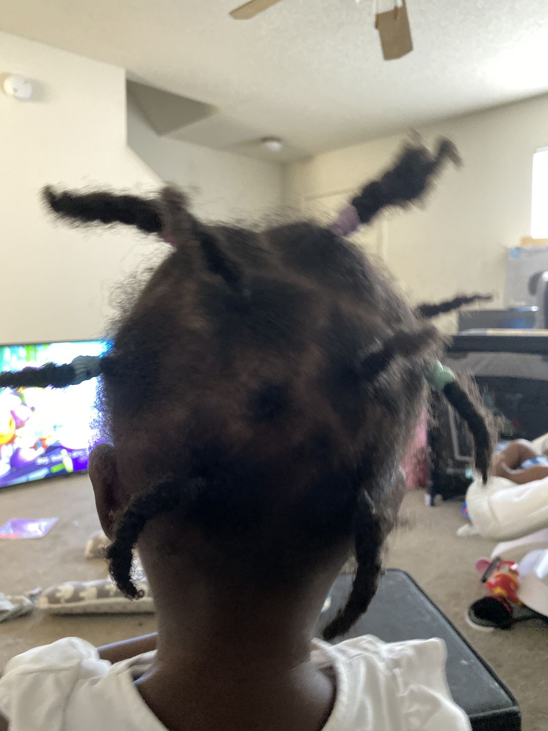 Customer photo review of Avocado & Banana Deep Conditioner 12 oz.