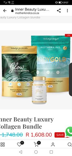 Customer photo review of Glow & Gold Collagen Starter Kit