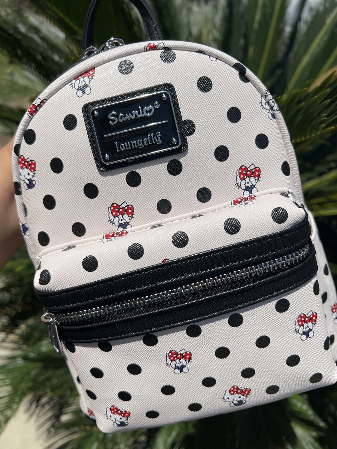 Customer photo review of 707 Street Exclusive - Loungefly Sanrio Hello Kitty Polka Dot Mini Backpack