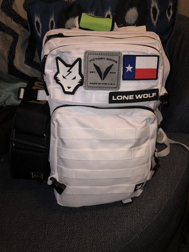 Customer photo review of Embroidery Velcro Texas Patch