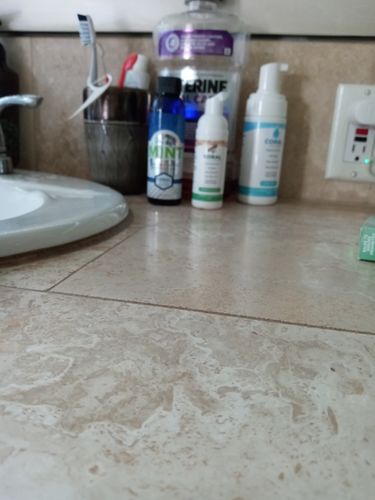 Customer photo review of Nano Silver Foaming Toothpaste