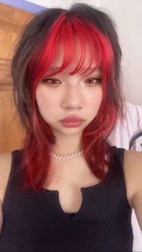 Customer photo review of Dangerous Ruby Contact Lenses(12 months of use)