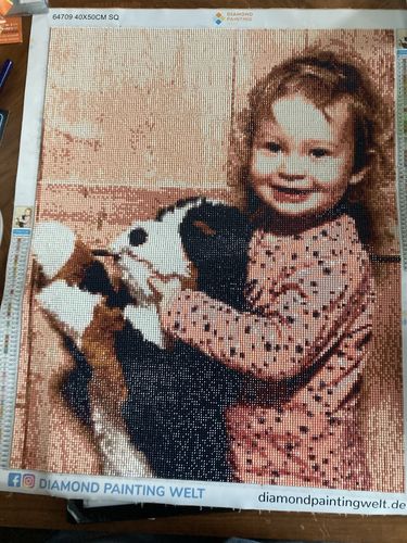 Kundenbewertung mit Foto zu Eigenes Foto / Eigenes Design Diamond Painting