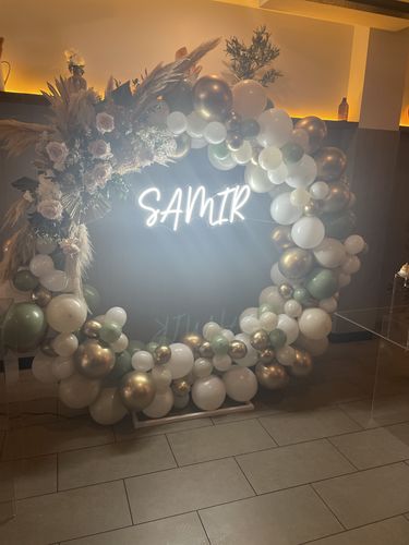 Customer photo review of Custom Neon Signs