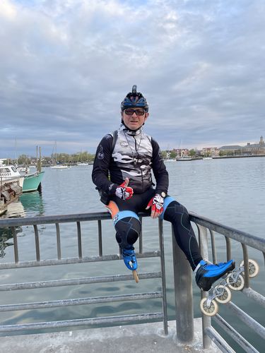 Customer photo review of Luna 195mm Inline Skate Boots