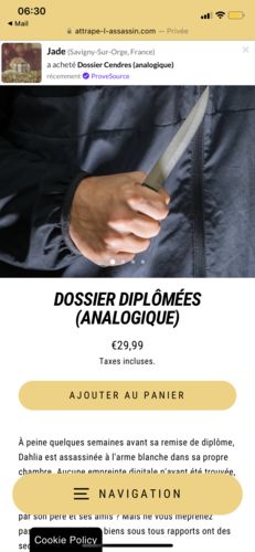 Customer photo review of Dossier Encre Rouge (digital)