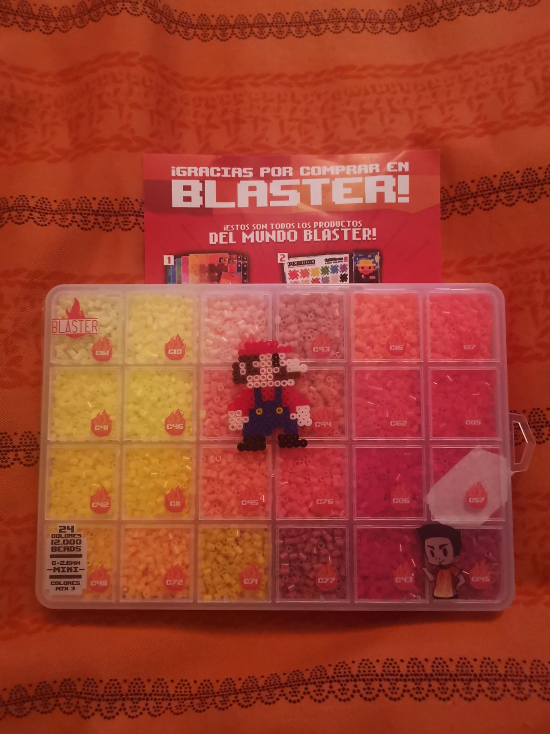 Customer photo review of Caja Organizadora 24 Espacios - 12.000 Beads MINI 2.6mm