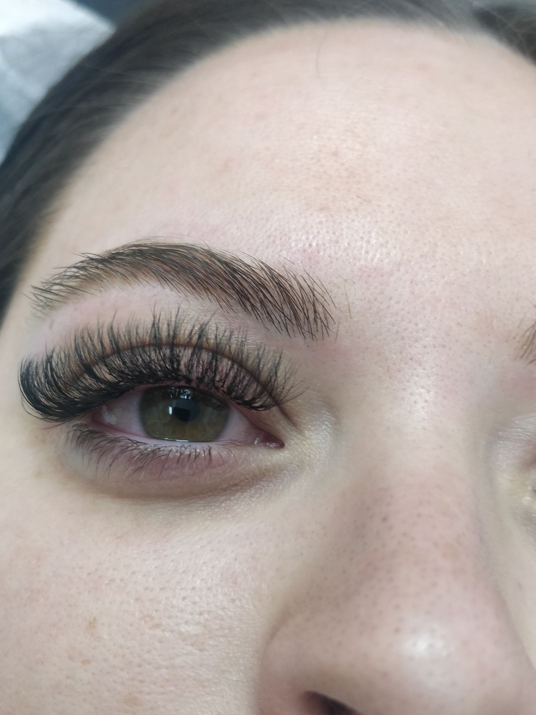 Customer photo review of Super Easy Fan Lash Extensions 0.05mm