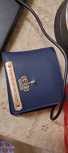 Customer photo review of Premium Quality Men's Wallet With Name