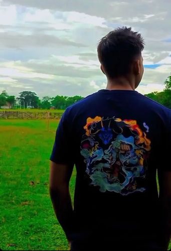 Customer photo review of Luffy Gear 5 T-shirt