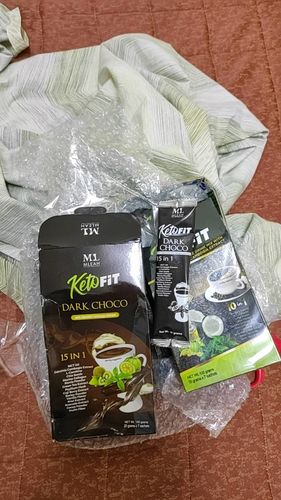 Customer photo review of KETOFIT 15 IN 1 DARK CHOCO