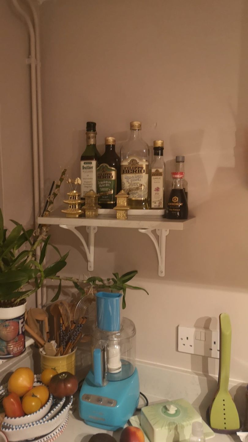 Customer photo review of 8 Inch Ironbridge Cast Iron Shelf Bracket