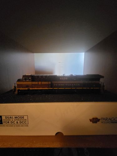 Customer photo review of BLI 7179 GE ES44AC, NS #8102, Pennsylvania Railroad Heritage Unit, Paragon4 Sound/DC/DCC, Smoke, HO
