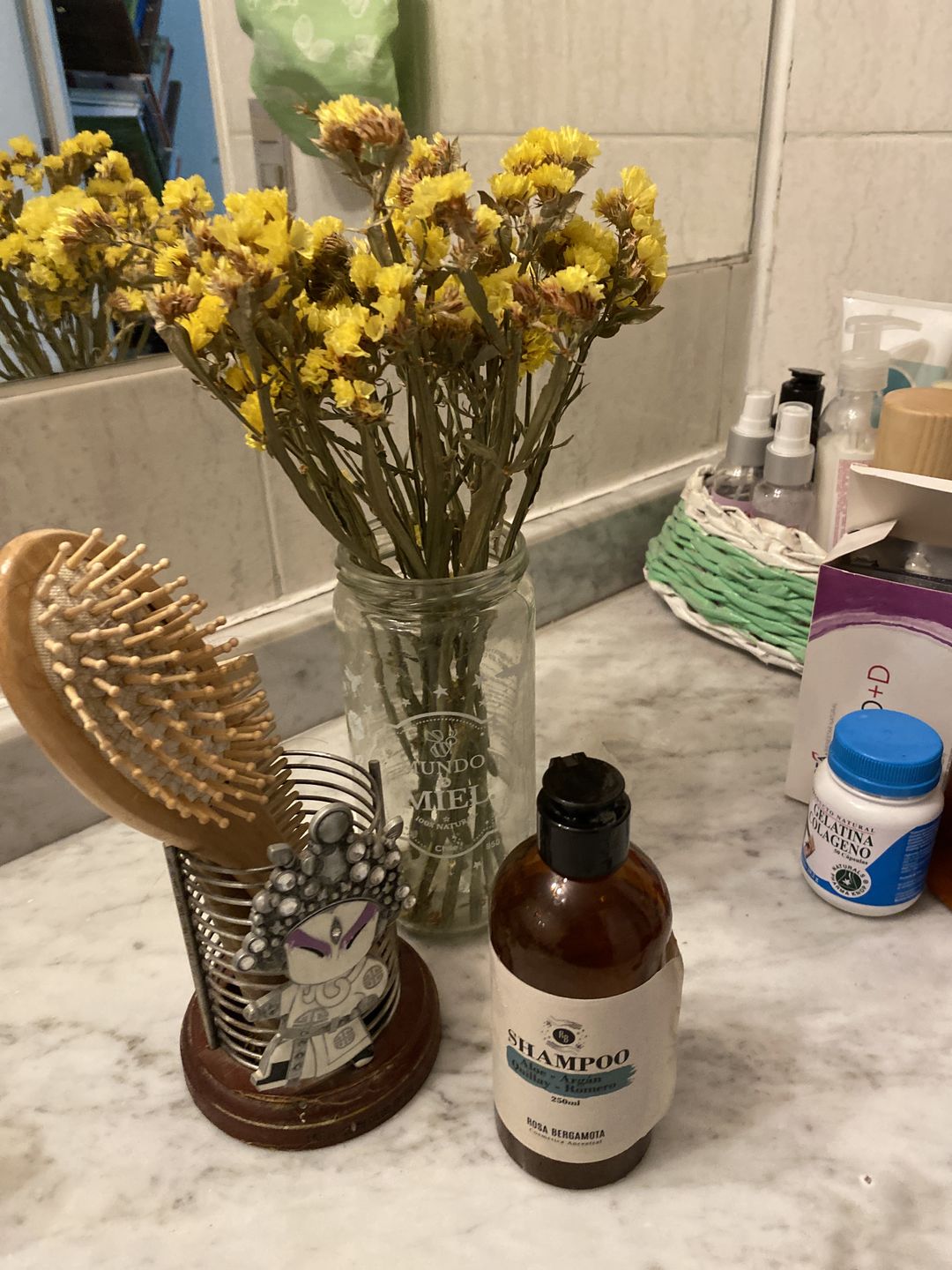 Customer photo review of Shampoo Argan Aloe Quillay Romero 250ml