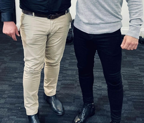 Customer photo review of Ultra Stretch Jeans - Skinny Fit - Jet Black
