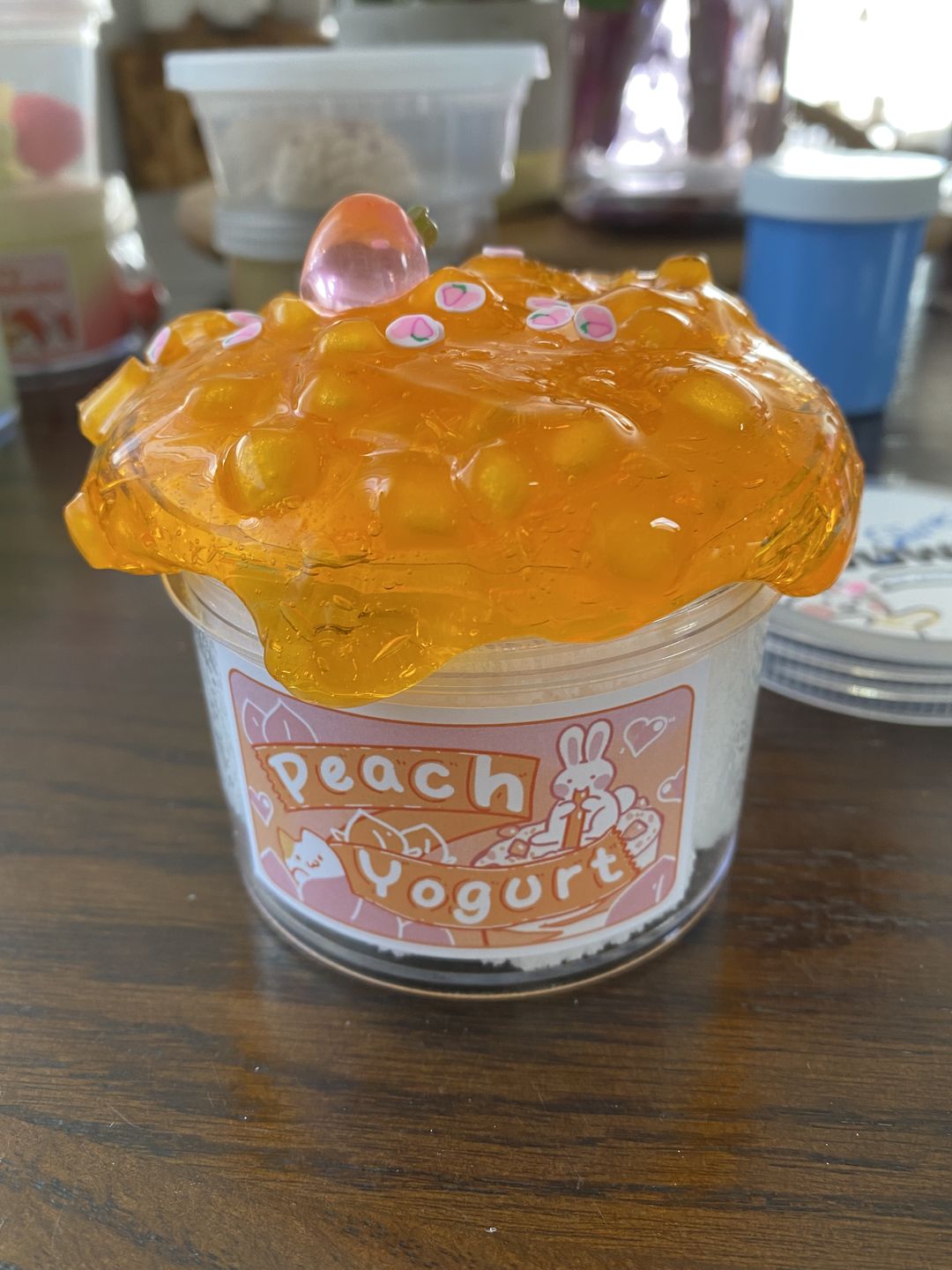 Customer photo review of Peach Yogurt