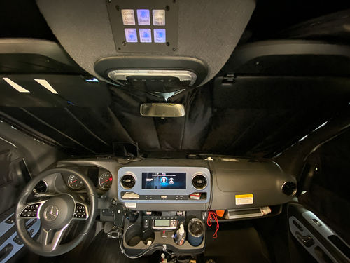 Customer photo review of Sprinter - Windshield Shade