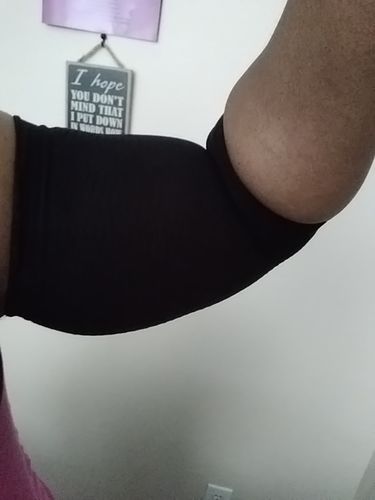 Customer photo review of Arm and Leg Sleeves Slimming Shaper - Pair