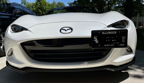 Customer photo review of 2016-Up Mazda Miata ND Tow Hook License Plate Mount Bracket