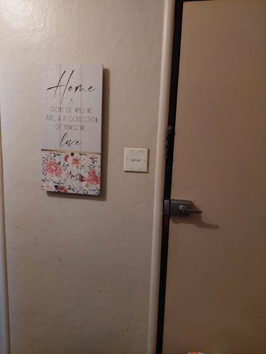 Customer photo review of Wall Art 30x60 Vintage Floral HOME