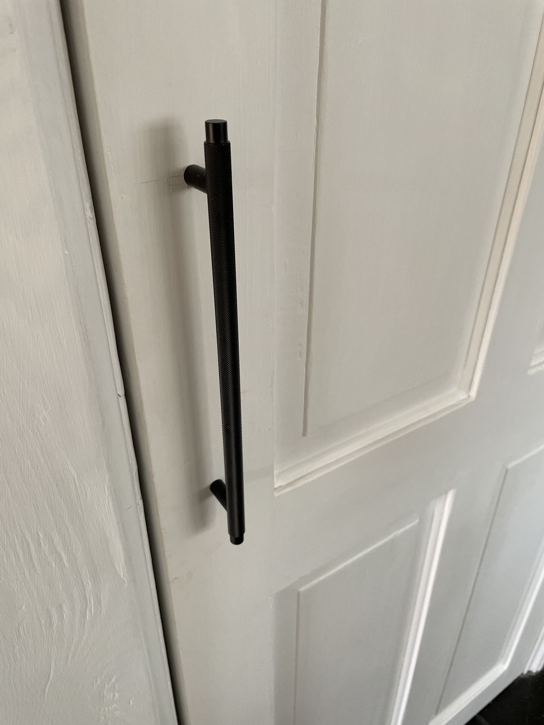 Customer photo review of Classic Cast Iron Cupboard Handles | Black