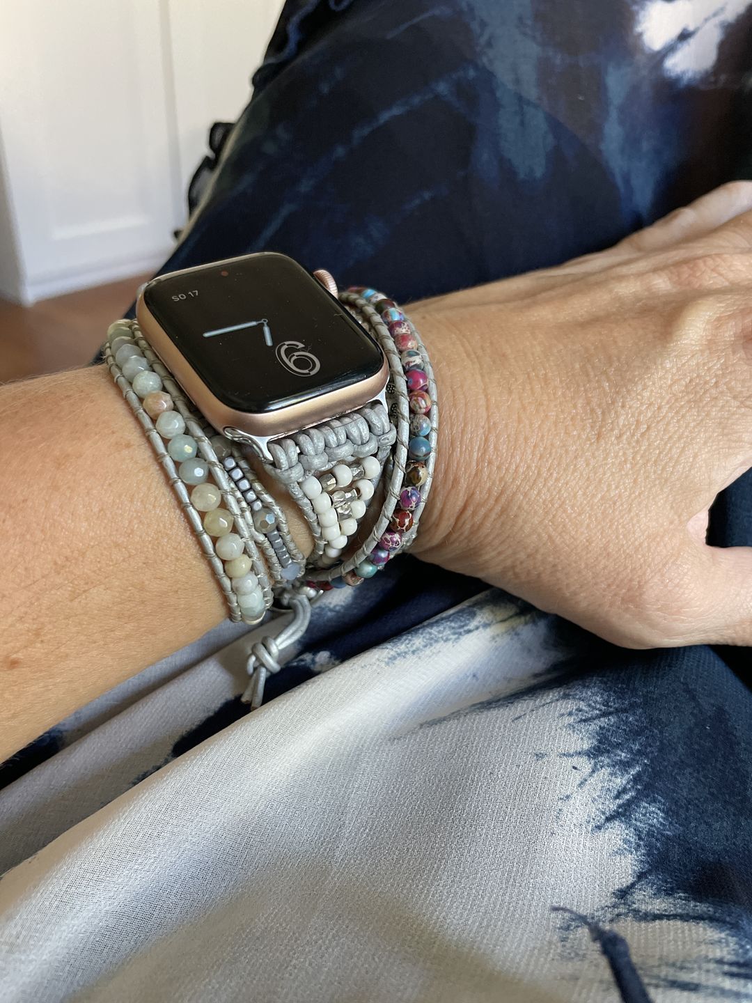 Customer photo review of Healing Turquoise Protection Apple Watch Strap