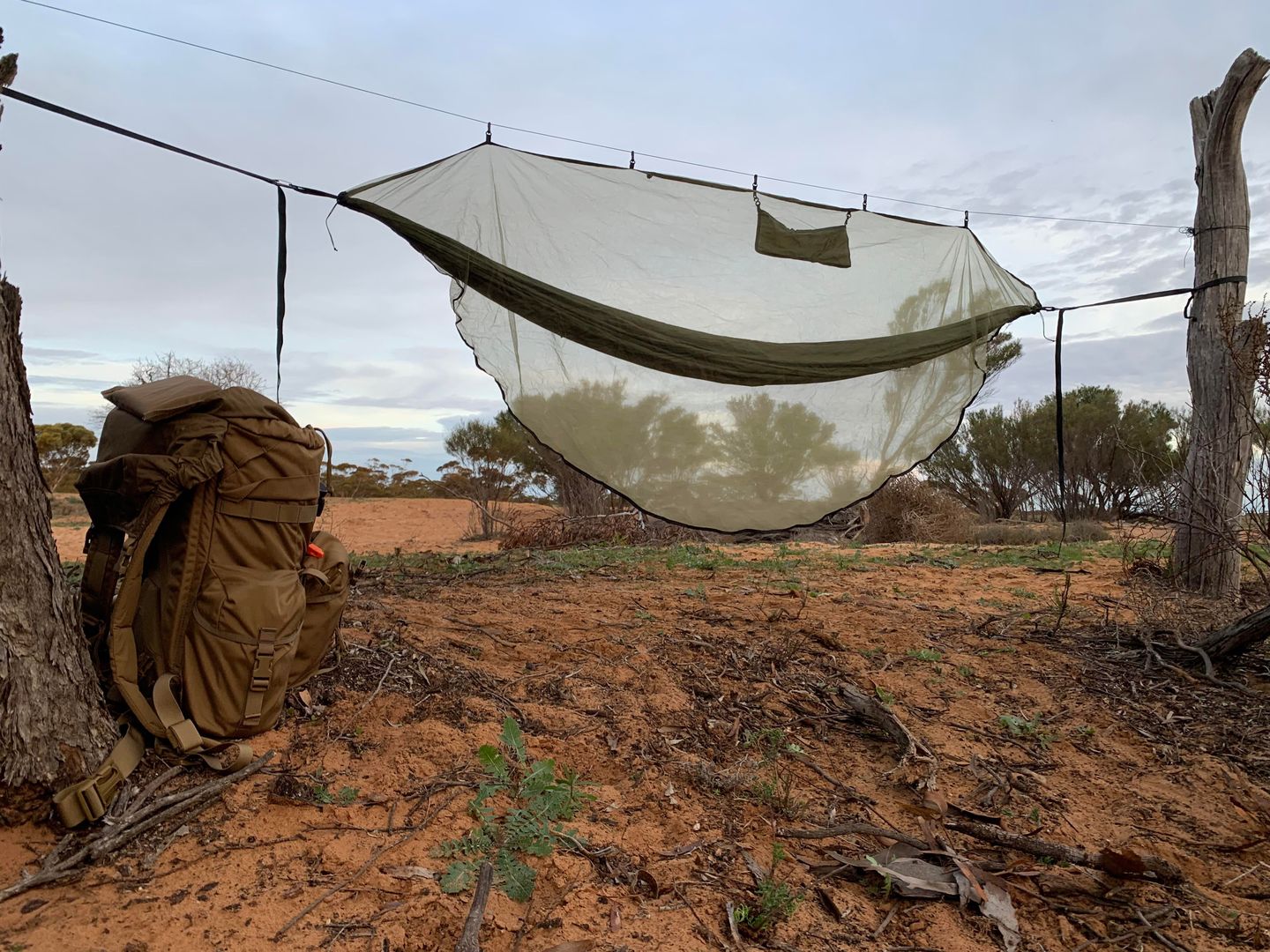 Customer photo review of Ultralight Hammock Set