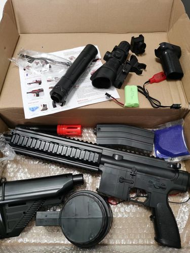 Customer photo review of M416 Electric Splatter Ball Blaster