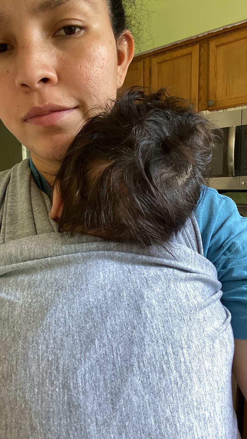 Customer photo review of KeaBabies Wrap Carrier