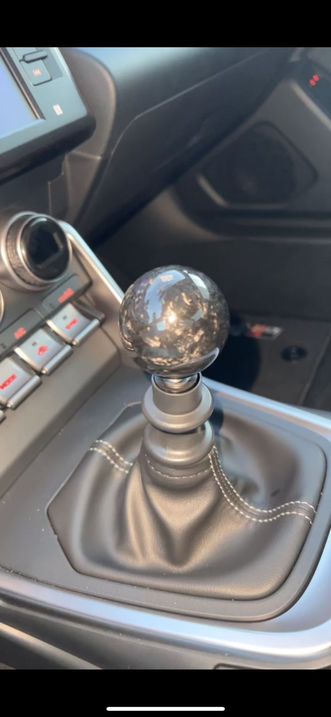 Customer photo review of Forged Carbon Fiber Shift Knob